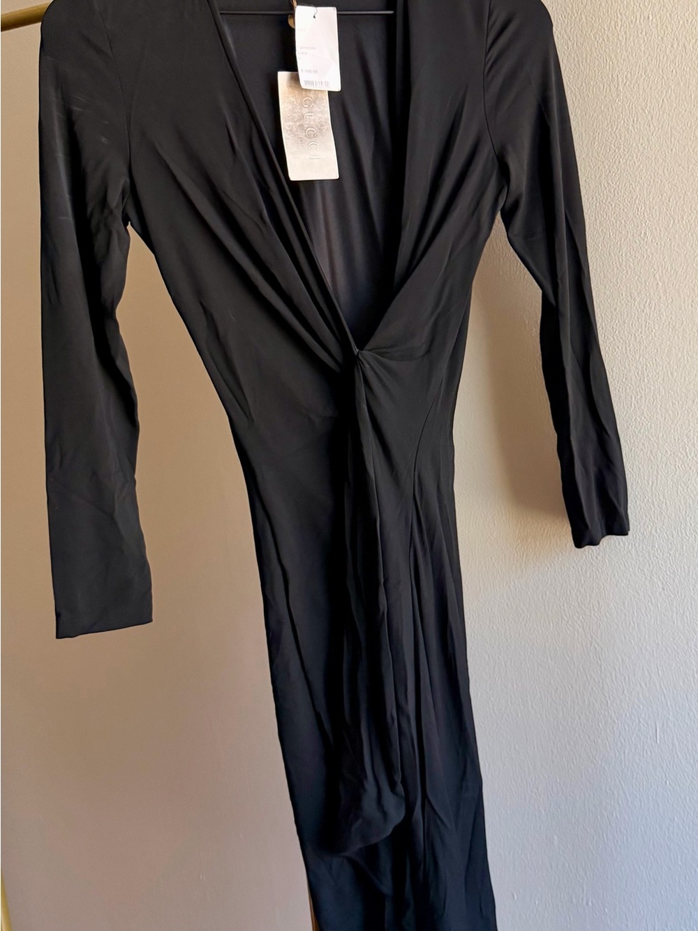 Gucci Black Twist-Front Women’s Dress